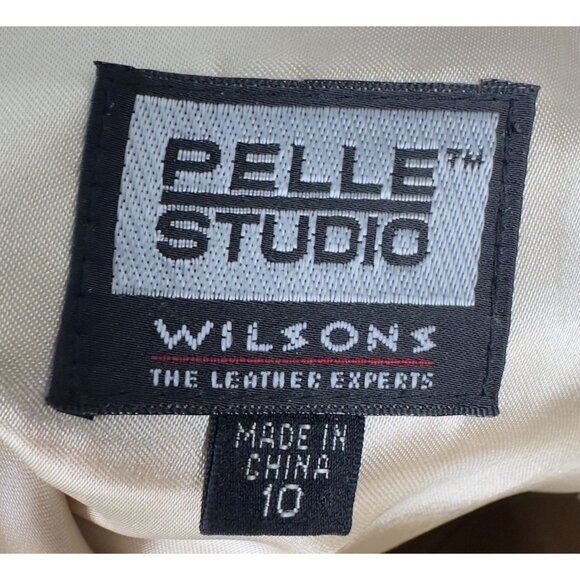 Pelle Studio Wilson’s Skirt Leather Women’s 10 Lined Back Slit High Rise - Picture 4 of 8